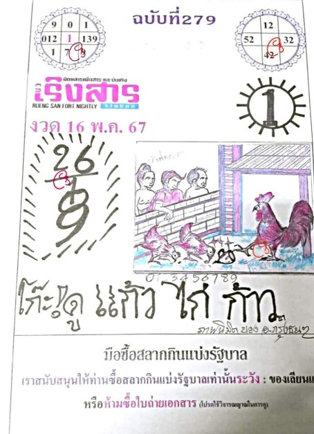 หวยเริงสารปริศนาเริงสารพร้อมคำแปล